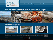 Tablet Screenshot of ocean-fraicheur.com